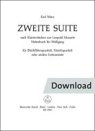 Second suite based on dances from Leopold Mozart's music book for Wolfgang 