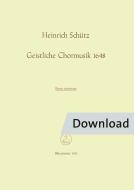 Sacred Choral Music 1648 SWV 369-397 Download
