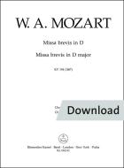 Missa brevis in D major KV 194 (186h) Download