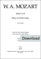 Missa brevis in B flat major KV 275 (272b) Download