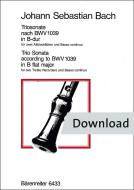 Trio Sonata in B flat major BWV 1039 Download