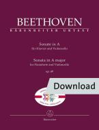 Sonata in A op. 69 Download