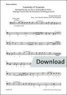 Lamento d'Arianna for 5 voices (SSATB) and basso continuo Download
