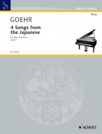 4 Songs from the Japanese op. 9 Standard