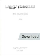 Three piano pieces Download