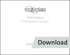Performance for alto saxophone and organ Download