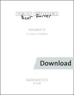 invocation VI for soprano and bass flute Download