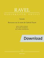 Sonata - Berceuse sur le nom de Fauré Download