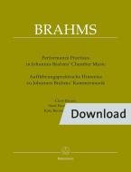 Practical performance information on Johannes Brahms' chamber music Download