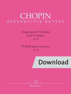 24 Préludes op. 28 - Prélude op. 45 Download