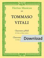 Chaconne for violin and basso continuo Download