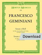 Sonata in E minor Download