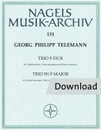 Trio from the 'Essercizii Musici' TWV 43:F 3 Download