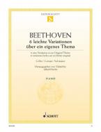 6 Easy Variations G Major Woo 77 Standard