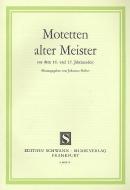 Old Masters of the Motet 
