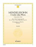 2 Songs without Words Op. 30/3 and Op. 67/4 Standard