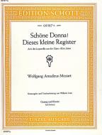 Schöne Donna! Dieses kleine Register Standard