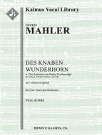 Des Knaben Wunderhorn No. 6 "Des Antonius von Padua Fischpredigt" low voice (C minor, original key) 