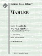 Des Knaben Wunderhorn No. 6 "Des Antonius von Padua Fischpredigt" low voice (C minor, original key) 