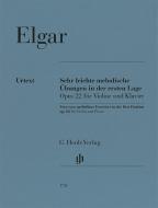 Very easy melodious Exercises in the first Position op. 22 
