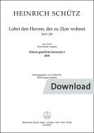 Lobet den Herren, der zu Zion wohnet SWV 293 