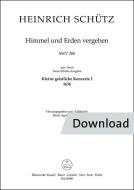 Himmel und Erden vergehen SWV 300 