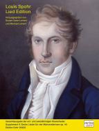 Louis Spohr Lied Edition Supplement 2: 6 Gesänge op. 44 