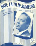 Have Faith In Someone 