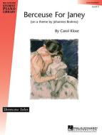 Berceuse For Janey 
