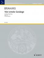 Vier ernste Gesänge op. 121 Standard