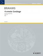 4 ernste Gesänge op. 121 Standard