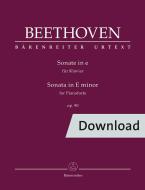 Sonata in E Minor op. 90 Download