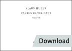 Cantus cancricans (1965) 