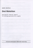 Drei Motetten über Jesaja 50 (Psalm 40) 