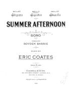 Summer Afternoon 