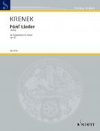 Fünf Lieder nach Kafka op. 82 Standard