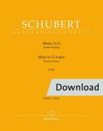 Mass in G major D 167 Download