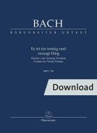 It's a defiant and despondent thing BWV 176 