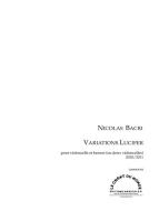 Variations Lucifer - Pour Violoncelle et Basson 