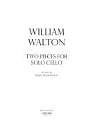 Two Pieces for solo cello Download