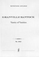 Vanity of vanities 