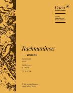 Vocalise in E minor op. 34/14 