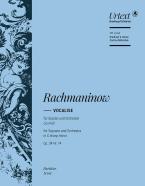Vocalise in C sharp minor op. 34/14 