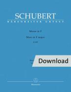 Mass in B flat major op. post. 141 D 324 Download