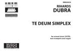 Te Deum simplex 
