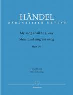 My song shall be alway HWV 252 Standard