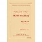 50 Leçons de Solfege Rythmiques 1 