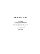 Extended Chorale from Cantata 75 