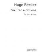 Six Transcriptions for Cello and Piano 