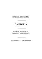 Cantoria 25 Coros Muy Faciles A 3 v.m. I 